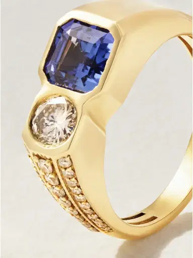 Jacquie Aiche 18-karat Gold, Tanzanite And Diamond Ring | Thumbnail 4 Jacquie Aiche 18-karat Gold, Tanzanite And Diamond Ring | Thumbnail 4