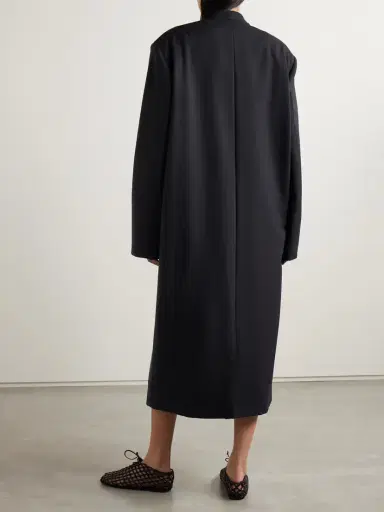 The Row Indra Oversized Double-breasted Wool-twill Coat | Thumbnail 4 The Row Indra Oversized Double-breasted Wool-twill Coat | Thumbnail 4