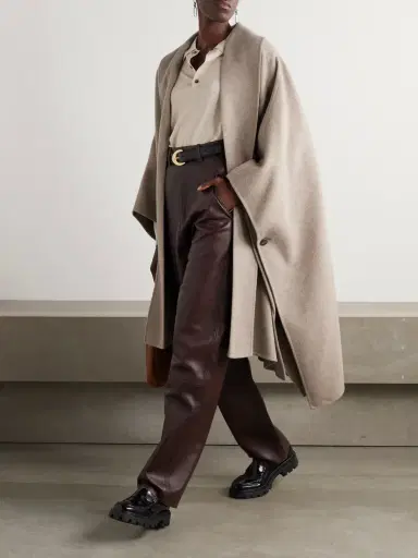 Purdey Carrington Belted Wool And Cashmere-blend Cape | Thumbnail 2 Purdey Carrington Belted Wool And Cashmere-blend Cape | Thumbnail 2