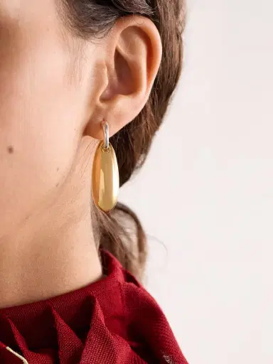 Bottega Veneta plated And Silver Earrings | Thumbnail 2 Bottega Veneta plated And Silver Earrings | Thumbnail 2