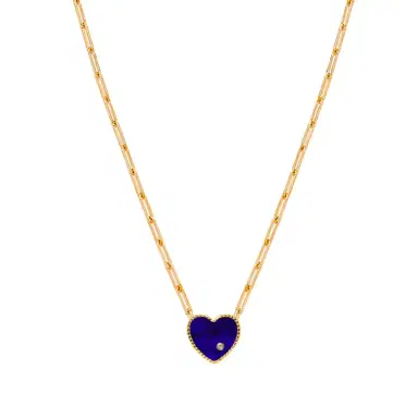 Stephanie Gottlieb Gold Heart Gemstone Necklace | Thumbnail 2 Stephanie Gottlieb Gold Heart Gemstone Necklace | Thumbnail 2