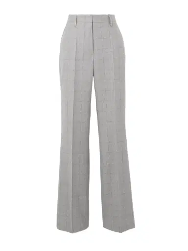 Dries Van Noten Checked Wool-flannel Straight-leg Pants | Thumbnail 1 Dries Van Noten Checked Wool-flannel Straight-leg Pants | Thumbnail 1