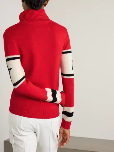 Perfect Moment Schild Intarsia Merino Wool Turtleneck Sweater | Thumbnail 3 Perfect Moment Schild Intarsia Merino Wool Turtleneck Sweater | Thumbnail 3