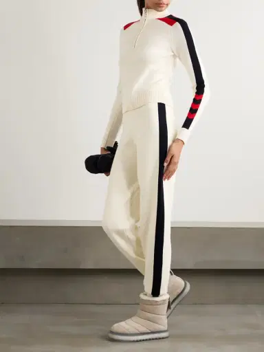 Perfect Moment La Tour Intarsia Wool-blend Tapered Track Pants | Thumbnail 2 Perfect Moment La Tour Intarsia Wool-blend Tapered Track Pants | Thumbnail 2