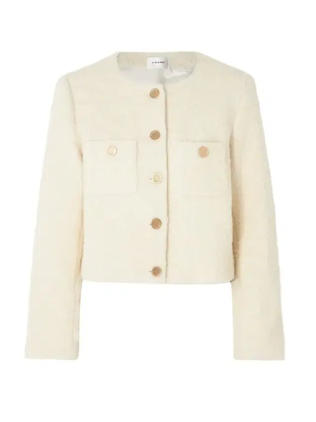 Cropped Cotton-blend Bouclé-tweed Jacket Cropped Cotton-blend Bouclé-tweed Jacket