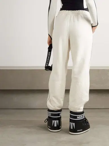 Moncler Grenoble Shell-paneled Fleece Tapered Sweatpants | Thumbnail 3 Moncler Grenoble Shell-paneled Fleece Tapered Sweatpants | Thumbnail 3