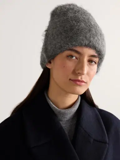 TOTEME Brushed Alpaca-blend Beanie | Thumbnail 2 TOTEME Brushed Alpaca-blend Beanie | Thumbnail 2