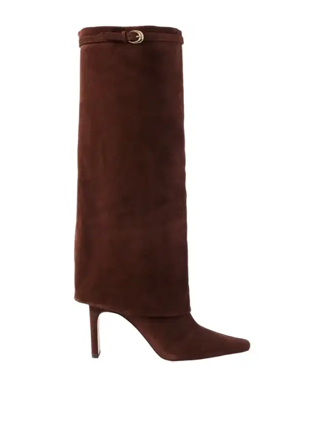 Wally Buckled Suede Knee Boots Wally Buckled Suede Knee Boots