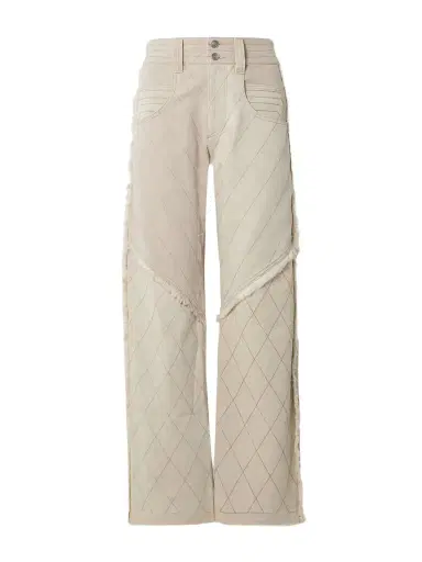 Isabel Marant Shanila Paneled Frayed High-rise Wide-leg Jeans | Thumbnail 1 Isabel Marant Shanila Paneled Frayed High-rise Wide-leg Jeans | Thumbnail 1