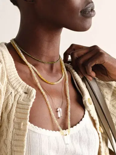 JIA JIA Gold Diamond Necklace | Thumbnail 5 JIA JIA Gold Diamond Necklace | Thumbnail 5