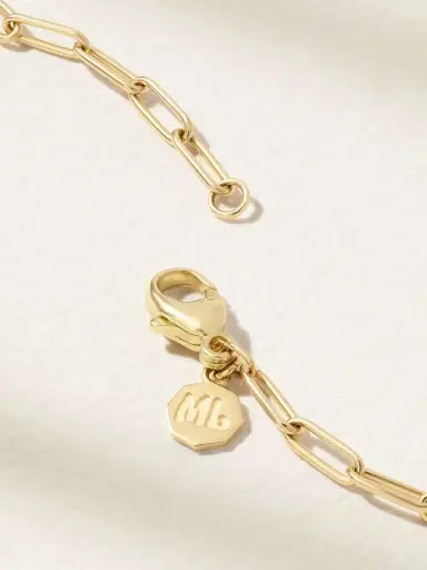 Marlo Laz Wee Porte Bonheur Coin 14-karat Gold, Turquoise And Enamel Bracelet | Thumbnail 3 Marlo Laz Wee Porte Bonheur Coin 14-karat Gold, Turquoise And Enamel Bracelet | Thumbnail 3