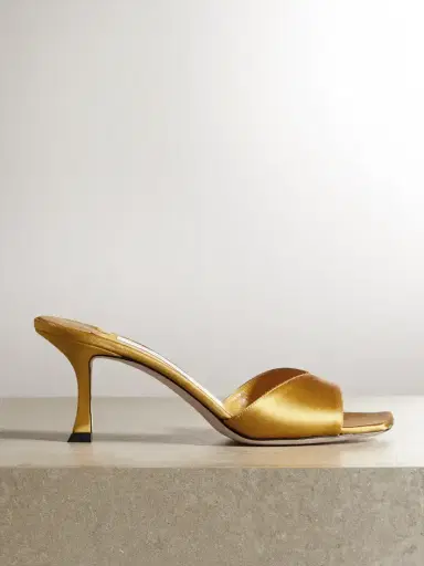 Jimmy Choo Skye 70mm Satin Mules | Thumbnail 1 Jimmy Choo Skye 70mm Satin Mules | Thumbnail 1