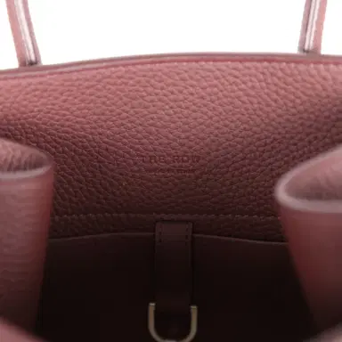The Row The Row Soft Margaux 10 Bag Jam Grained Calfskin Silver Hardware | Thumbnail 12 The Row The Row Soft Margaux 10 Bag Jam Grained Calfskin Silver Hardware | Thumbnail 12