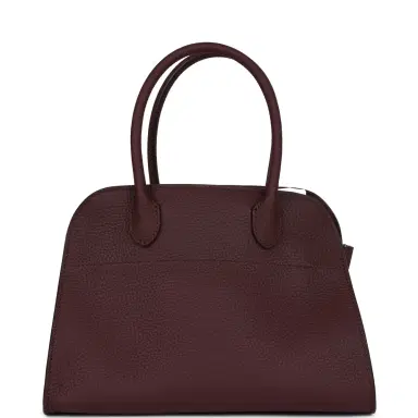 The Row The Row Soft Margaux 10 Bag Jam Grained Calfskin Silver Hardware | Thumbnail 5 The Row The Row Soft Margaux 10 Bag Jam Grained Calfskin Silver Hardware | Thumbnail 5