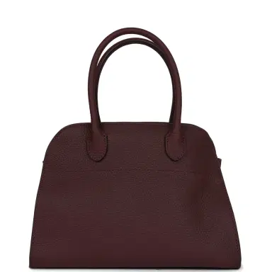 The Row The Row Soft Margaux 10 Bag Jam Grained Calfskin Silver Hardware | Thumbnail 1 The Row The Row Soft Margaux 10 Bag Jam Grained Calfskin Silver Hardware | Thumbnail 1