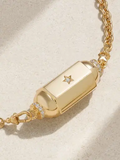 Marie Lichtenberg Jumbo Locket 18-karat Gold Diamond Necklace | Thumbnail 4 Marie Lichtenberg Jumbo Locket 18-karat Gold Diamond Necklace | Thumbnail 4