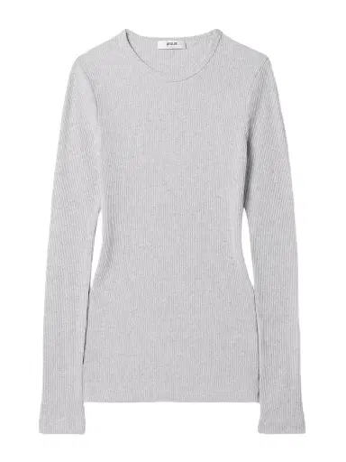 AGOLDE Delphi Ribbed Jersey Top | Thumbnail 1 AGOLDE Delphi Ribbed Jersey Top | Thumbnail 1