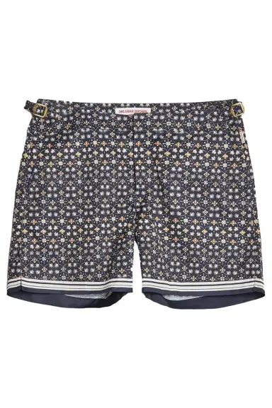 Orlebar Brown Bulldog Swim Short - Night Iris Fiore | Thumbnail 1 Orlebar Brown Bulldog Swim Short - Night Iris Fiore | Thumbnail 1