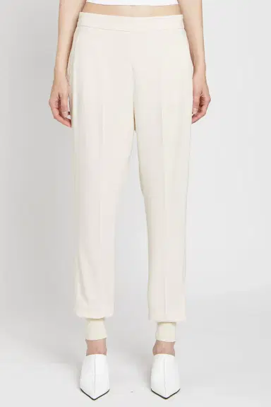 Stella McCartney Cady Trouser - Gesso | Thumbnail 2 Stella McCartney Cady Trouser - Gesso | Thumbnail 2