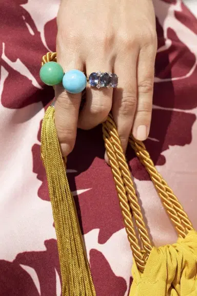 IRENE NEUWIRTH JEWELRY Chrysoprase Sphere Ring | Thumbnail 2 IRENE NEUWIRTH JEWELRY Chrysoprase Sphere Ring | Thumbnail 2