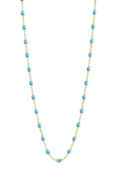 Gigi Clozeau Classic Gigi Necklace - 19.7in - Turquoise | Thumbnail 1 Gigi Clozeau Classic Gigi Necklace - 19.7in - Turquoise | Thumbnail 1