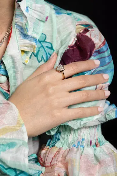 Bayco Diamond Flower Ring | Thumbnail 3 Bayco Diamond Flower Ring | Thumbnail 3