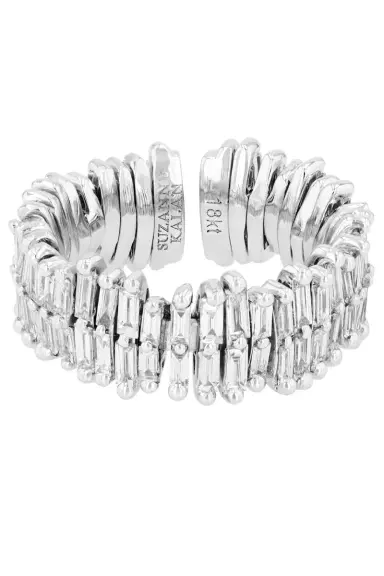 Suzanne Kalan Double Diamond Baguette Ring | Thumbnail 1 Suzanne Kalan Double Diamond Baguette Ring | Thumbnail 1