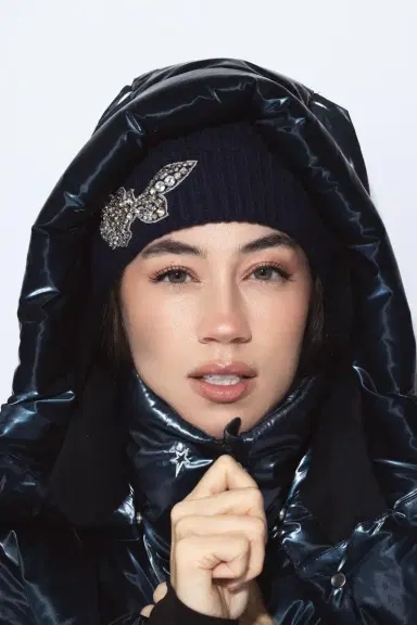 Erdem Embroidered Knitted Hat | Thumbnail 2 Erdem Embroidered Knitted Hat | Thumbnail 2