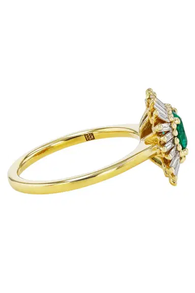 Suzanne Kalan Emerald Diamond Baguette Ring | Thumbnail 5 Suzanne Kalan Emerald Diamond Baguette Ring | Thumbnail 5
