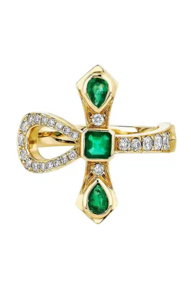 LOGAN HOLLOWELL Eternal Ankh Ring | Thumbnail 1 LOGAN HOLLOWELL Eternal Ankh Ring | Thumbnail 1