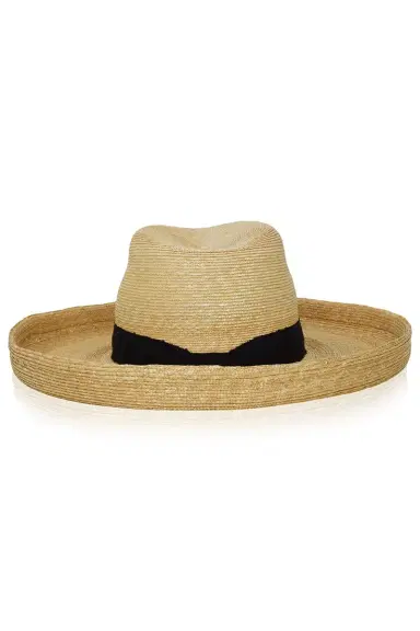 GIGI BURRIS MILLINERY Freddie Milanese Straw Hat | Thumbnail 2 GIGI BURRIS MILLINERY Freddie Milanese Straw Hat | Thumbnail 2