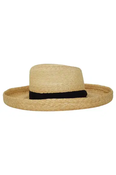 GIGI BURRIS MILLINERY Freddie Milanese Straw Hat | Thumbnail 1 GIGI BURRIS MILLINERY Freddie Milanese Straw Hat | Thumbnail 1