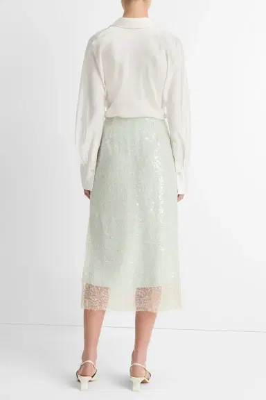 Vince Glassy Sequin Skirt | Thumbnail 4 Vince Glassy Sequin Skirt | Thumbnail 4