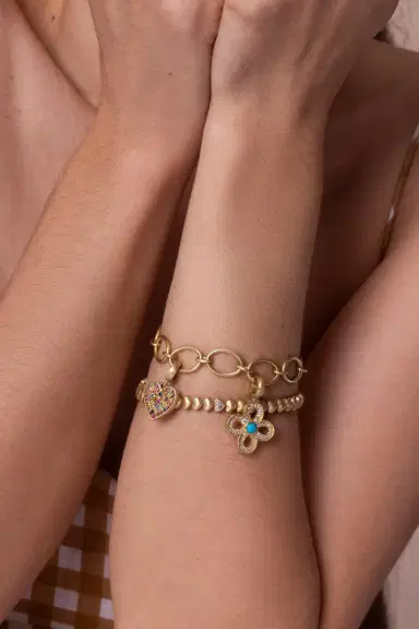 LEIGH MAXWELL Handmade Link Bracelet | Thumbnail 2 LEIGH MAXWELL Handmade Link Bracelet | Thumbnail 2