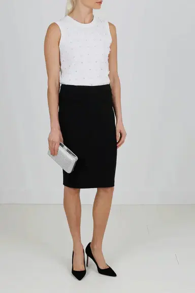 AVENUE MONTAIGNE High Waisted Pencil Skirt | Thumbnail 2 AVENUE MONTAIGNE High Waisted Pencil Skirt | Thumbnail 2