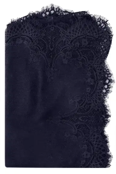 JANAVI INDIA Lace Scarf | Thumbnail 1 JANAVI INDIA Lace Scarf | Thumbnail 1