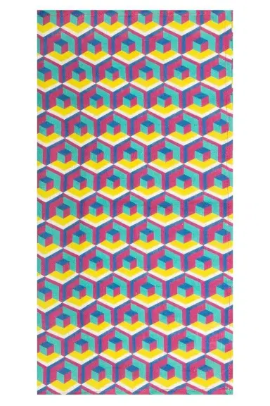 La DoubleJ Large Napkins Set Of 6 - Cubi Giallo Fuxia | Thumbnail 1 La DoubleJ Large Napkins Set Of 6 - Cubi Giallo Fuxia | Thumbnail 1