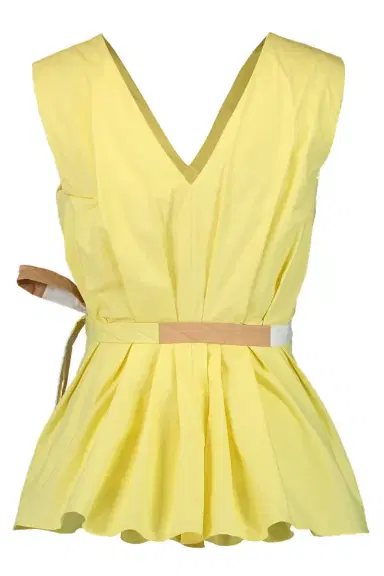 Roksanda Mariska Sleeveless V-Neck Top | Thumbnail 4 Roksanda Mariska Sleeveless V-Neck Top | Thumbnail 4