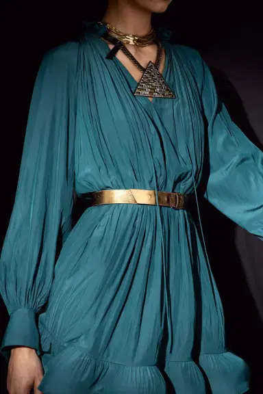Lanvin Metallic Gold Belt | Thumbnail 2 Lanvin Metallic Gold Belt | Thumbnail 2