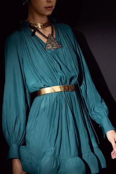 Lanvin Metallic Gold Belt | Thumbnail 3 Lanvin Metallic Gold Belt | Thumbnail 3