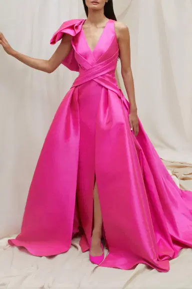 PAMELLA ROLAND Mikado Gown | Thumbnail 2 PAMELLA ROLAND Mikado Gown | Thumbnail 2