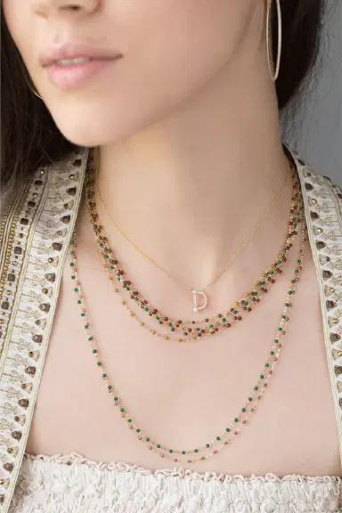 Gigi Clozeau Pink Bead Classic Gigi Sautoir Necklace | Thumbnail 2 Gigi Clozeau Pink Bead Classic Gigi Sautoir Necklace | Thumbnail 2