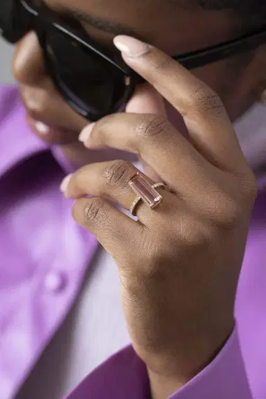 YI COLLECTION Pink Tourmaline Supreme Ring | Thumbnail 2 YI COLLECTION Pink Tourmaline Supreme Ring | Thumbnail 2