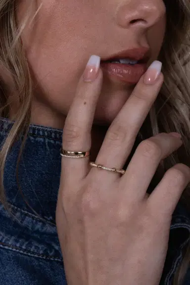 DANA REBECCA DESIGNS Poppy Rae Large Diamond Pebble Ring | Thumbnail 2 DANA REBECCA DESIGNS Poppy Rae Large Diamond Pebble Ring | Thumbnail 2