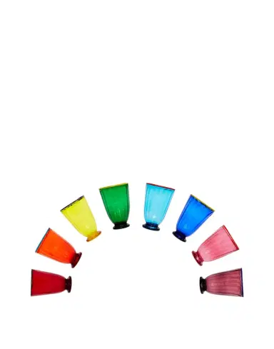 La DoubleJ Rainbow Glasses Set Of 8 - Mix | Thumbnail 5 La DoubleJ Rainbow Glasses Set Of 8 - Mix | Thumbnail 5