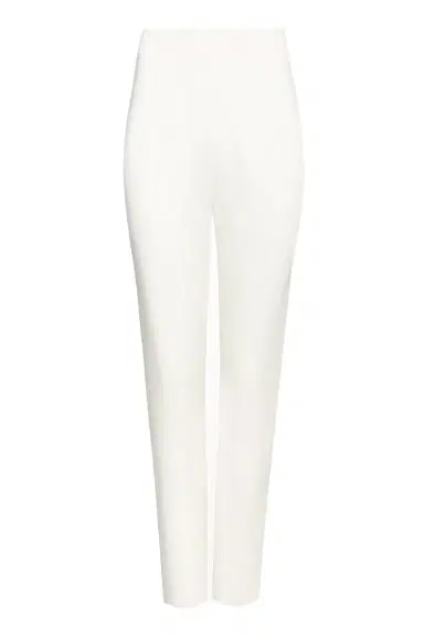 Safiyaa Slim Leg Trousers - Ivory | Thumbnail 1 Safiyaa Slim Leg Trousers - Ivory | Thumbnail 1
