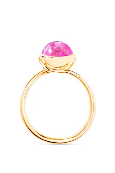 TAMARA COMOLLI Small Rose Tourmaline Bouton Ring | Thumbnail 5 TAMARA COMOLLI Small Rose Tourmaline Bouton Ring | Thumbnail 5