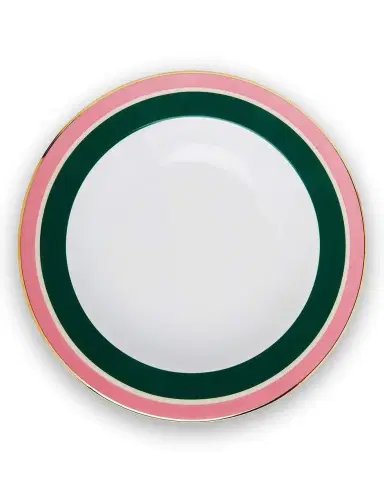 La DoubleJ Soup and Dinner Plates Set Of 2 - Rainbow Verde | Thumbnail 3 La DoubleJ Soup and Dinner Plates Set Of 2 - Rainbow Verde | Thumbnail 3