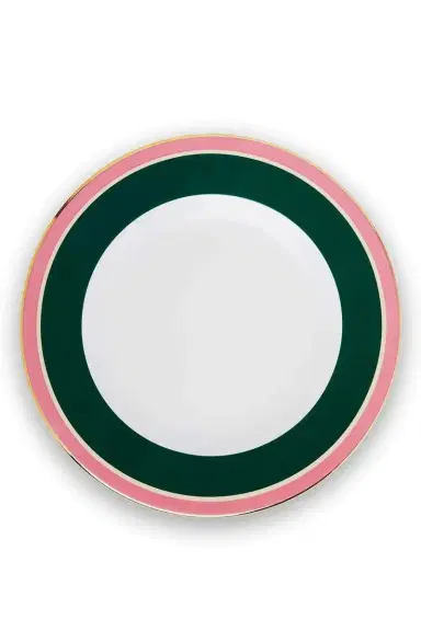 La DoubleJ Soup and Dinner Plates Set Of 2 - Rainbow Verde | Thumbnail 4 La DoubleJ Soup and Dinner Plates Set Of 2 - Rainbow Verde | Thumbnail 4
