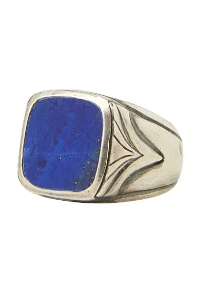 JOHN VARVATOS Square Lapis Ring | Thumbnail 1 JOHN VARVATOS Square Lapis Ring | Thumbnail 1